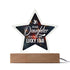 To Daughter , My Lucky Star - LED Star Plaque