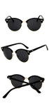 Retro rice studded sunglasses