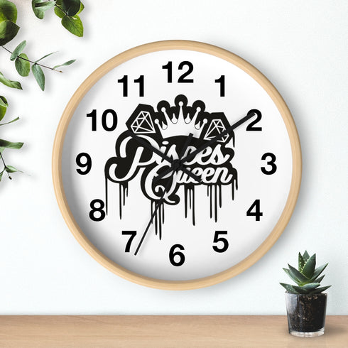 Pisces Queen Wall clock
