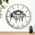 Capricorn Queen Wall clock