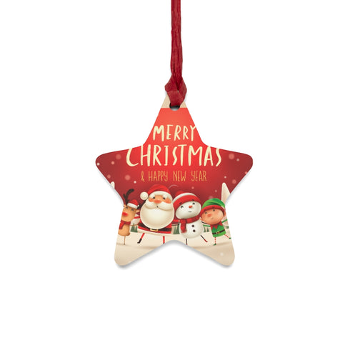 Merry Christmas - Wooden Christmas Ornaments