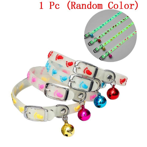 Glow in the Dark Collar with Bell