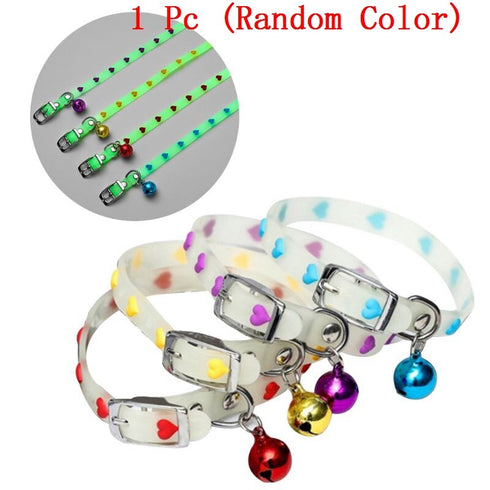 Glow in the Dark Collar with Bell