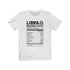 Libra Nutrition Facts T-shirt