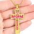 Dancer Mom Cross Necklace
