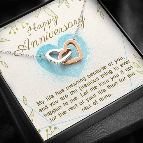 Anniversary Double Hearts Necklace