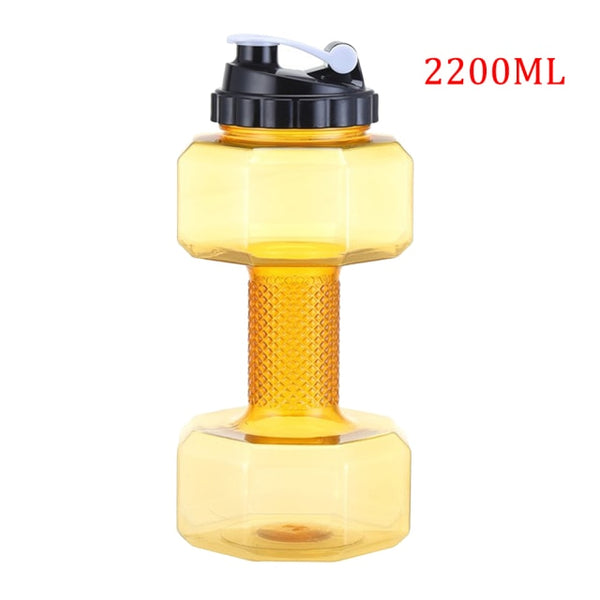 YELLOW -TGS OG Water Dumbbell Sport Bottle