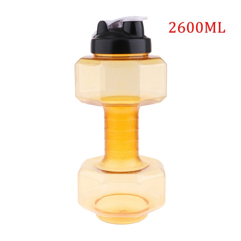 YELLOW -TGS OG Water Dumbbell Sport Bottle