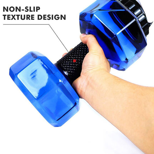 Blue- TGS OG Water Dumbbell Sport Bottle