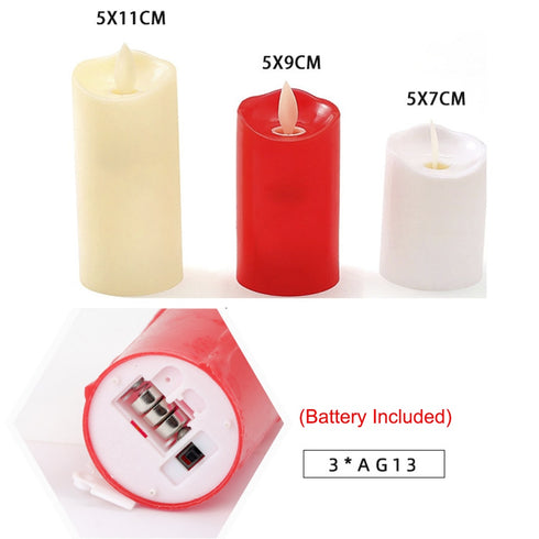 3PCS/ 6PCS LED Flameless Candles