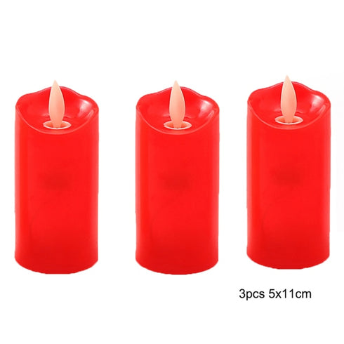 3PCS/ 6PCS LED Flameless Candles