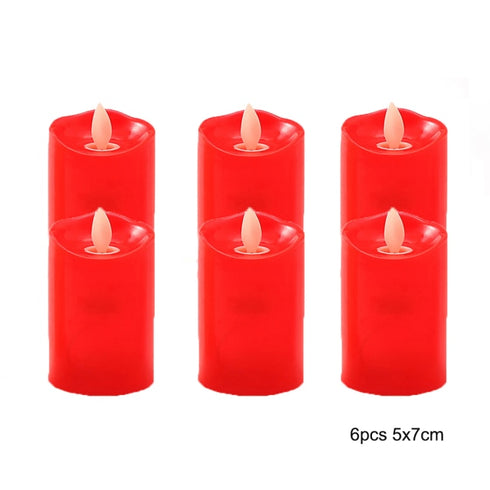 3PCS/ 6PCS LED Flameless Candles